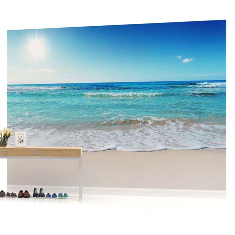 Meer Sandstrand Strand Fototapeten Wandbild Fototapete Bild Tapete