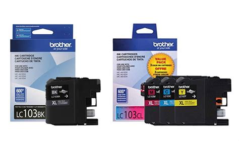 Brother Genuine Lc Color High Yield Ink Cartridge Set Prints In