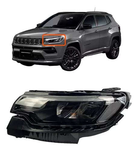 Farol Esquerdo Completo Full Led Jeep Compass Original