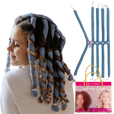 Octocurl Heatless Curls For Medium Length Hair No Headband Soft Curlers For