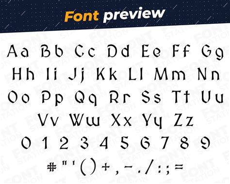 Medieval Font - Middle Ages Font - Instant Download