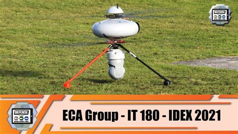 Idex 2021 Eca Group Presents Its It 180 Uav Unmanned Aerial Vehicle