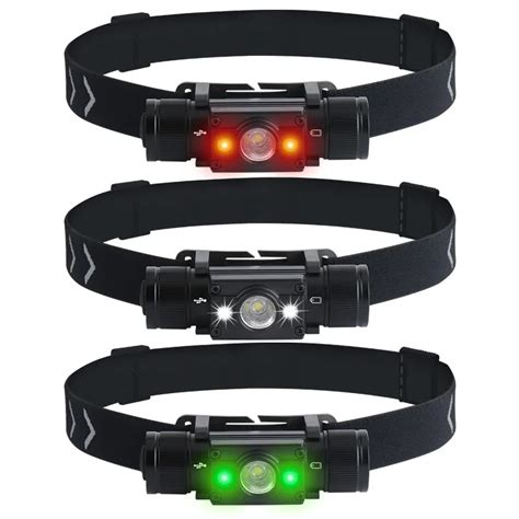 Xpe Cob Powerful Led Headlamp With Built In Battery Portable Usb