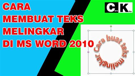 Membuat Tulisan Melingkar Di Word 2010 50 Koleksi Gambar