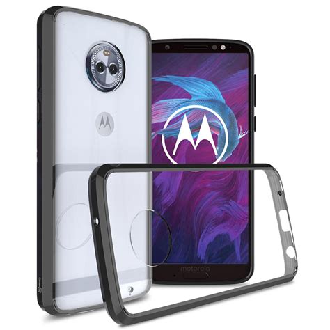 Coveron Motorola Moto G6 Plus Case Clearguard Series Clear Hard Phone Cover