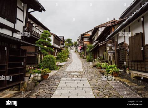 Old Post Town Of Magome Japanese Tourist Landmark Village Nakasendo