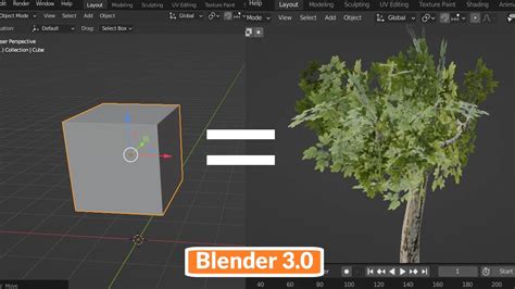 Como Crear Un Arbol En 1 Minuto Lowpoly En Blender 30 Youtube