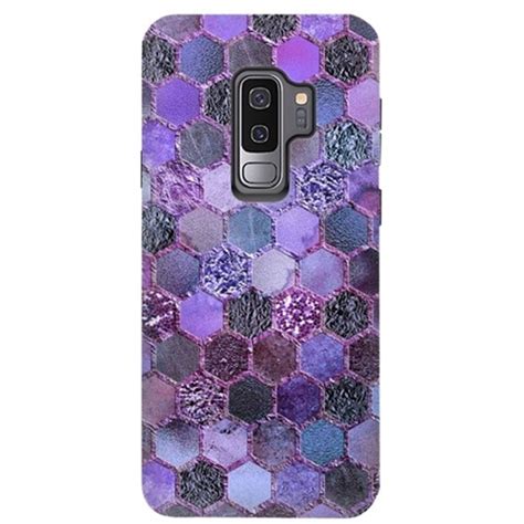 Best Buy Artscase Strongfit Designers Purple Metal Honeycomb Pattern