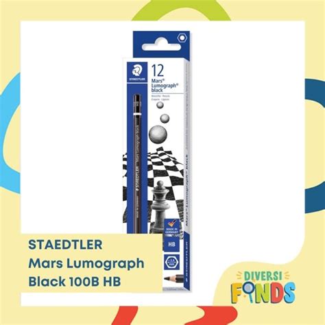 Staedtler Mars Lumograph Black Pencil BLACK Lazada PH