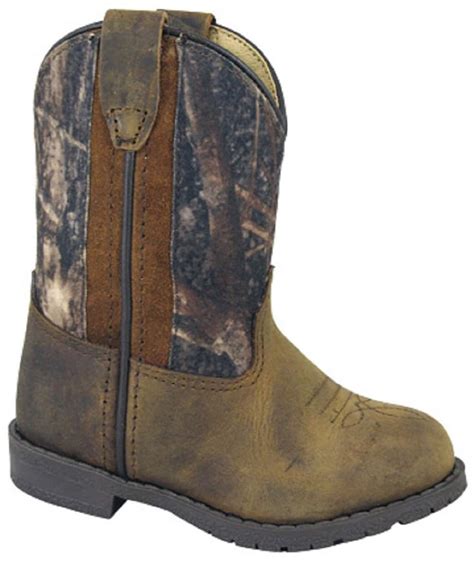 Boys Camo Cowboy Boots