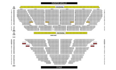 Hammersmith Apollo Seating Map