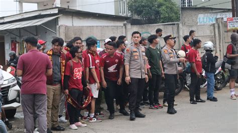 867 Personil Amankan Laga Persita Tangerang Vs PSM Makasar Polres