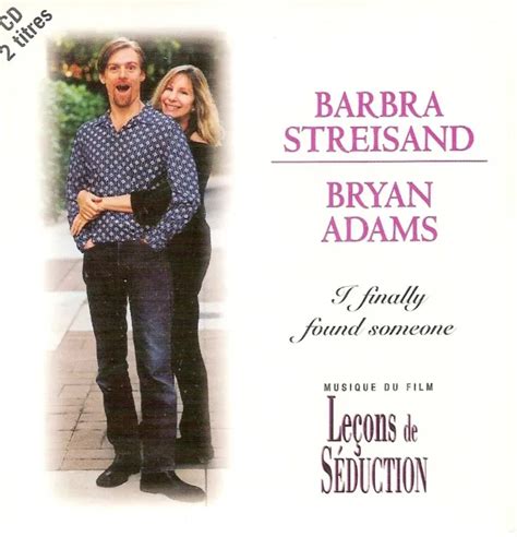 Cd Single Barbra Streisand And Bryan Adams I Finally Found Someone New