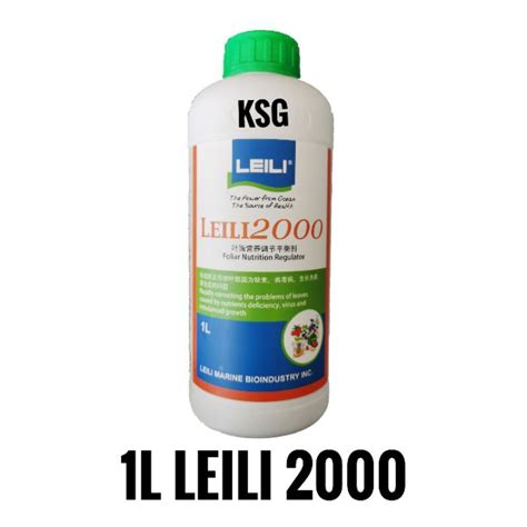 1 Liter LEILI 2000 Seaweed Foliar Fertilizer Foliar Baja Durian Cili