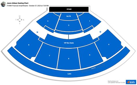 iTHINK Financial Amphitheatre Seating Chart - RateYourSeats.com