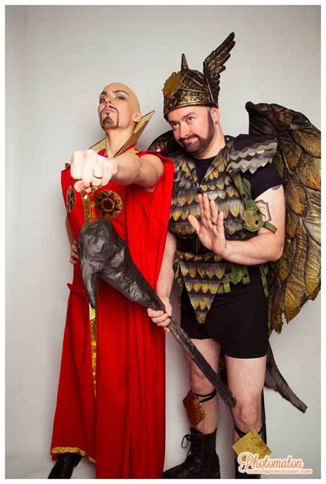 Flash Gordon 1981 Costumes. Ming The Merciless and Prince Vultan the Hawkman. | Cosplay ...