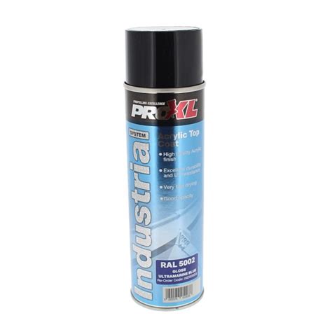 Proxl Industrial Acrylic Topcoat Aerosol Ral Ultramarine Blue