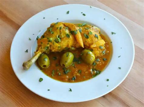 Poulet aux olives à la marocaine au cookeo votre plat principal