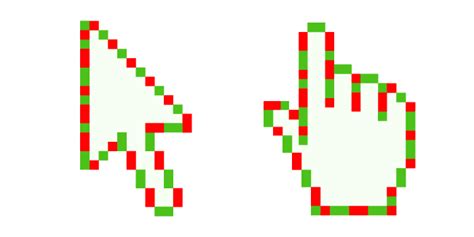 Christmas Candy Pixel Cursor Custom Cursor