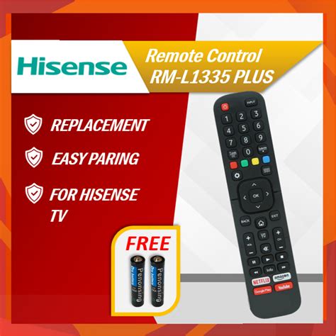 Hisense Tv Remote Rm L Plus Alat Kawalan Jauh Televisyen L V