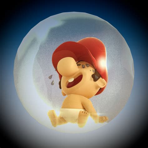 Request: Baby Mario by SmashingRenders on DeviantArt