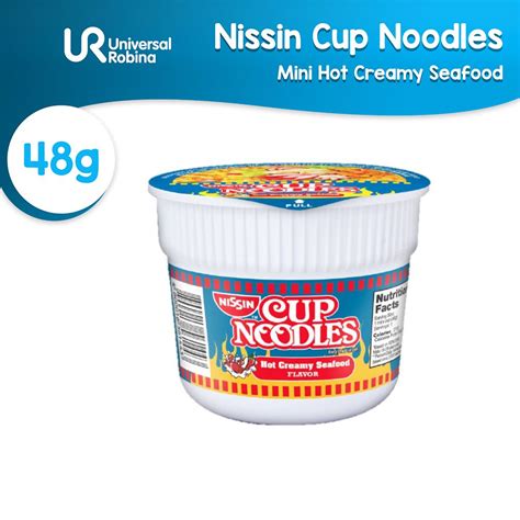 Nissin Cup Noodles Mini Hot Creamy Seafood 48g Shopee Philippines