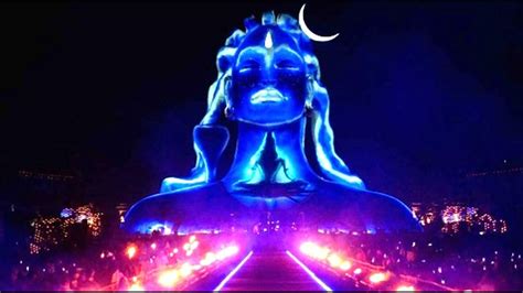 Adiyogi Divya Darshan In Mahashivratri Adiyogi Full D Laser Light