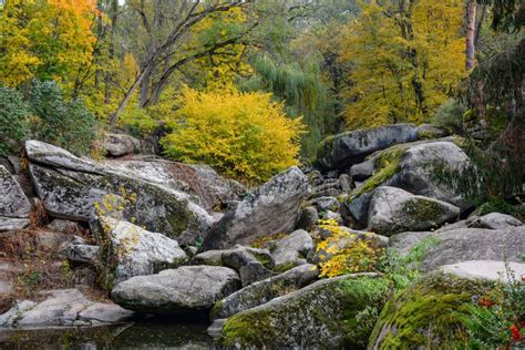 Autumn Colors In The National Dendrology Park Of Sofiyivka Uman