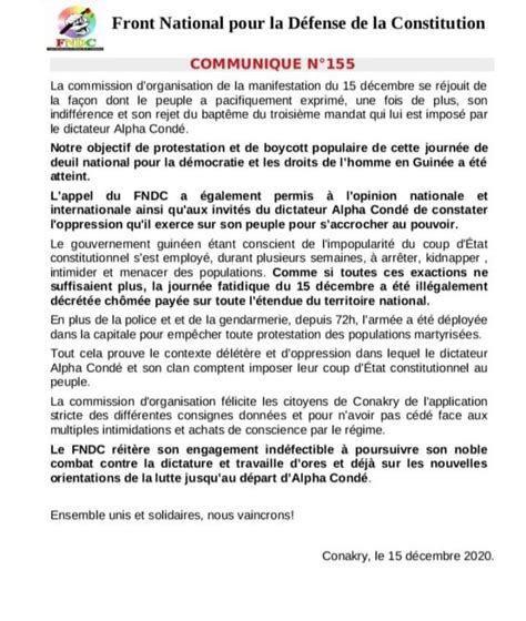 La Commission Dorganisation De La Manifestation Du D Cembre Se