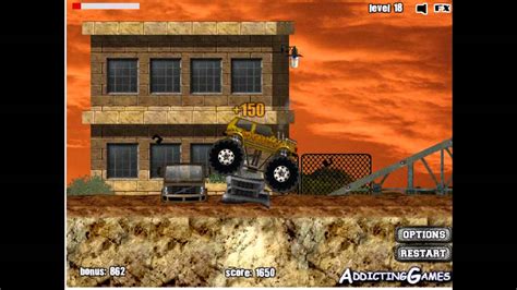 Monster Truck Demolisher Level18 Wmv YouTube