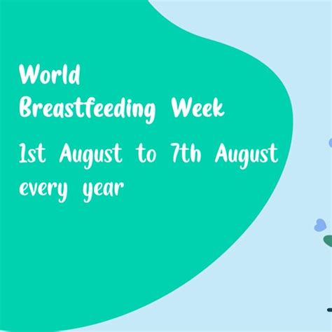 World Breastfeeding Week 2021 Breastfeeding Is A Shared Responsibility