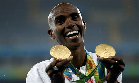 Mo Farah dedicates gold medals to children | HELLO!