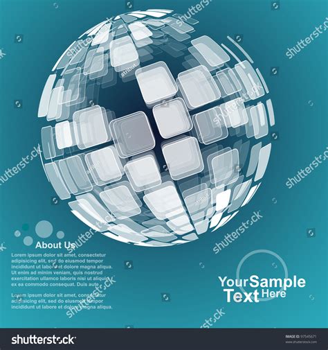 Abstract Globe Design Background Vector 97545671 Shutterstock