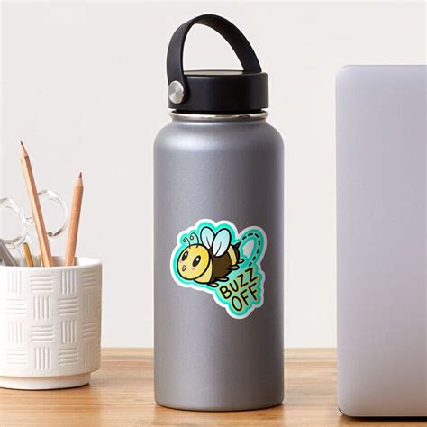 Sassy Bee Sticker For Sale By Ali June Art Redbubble