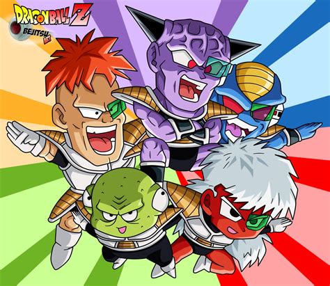 Ginyu Tokusentai Chibis Anime Dragon Ball Dragon Ball Super