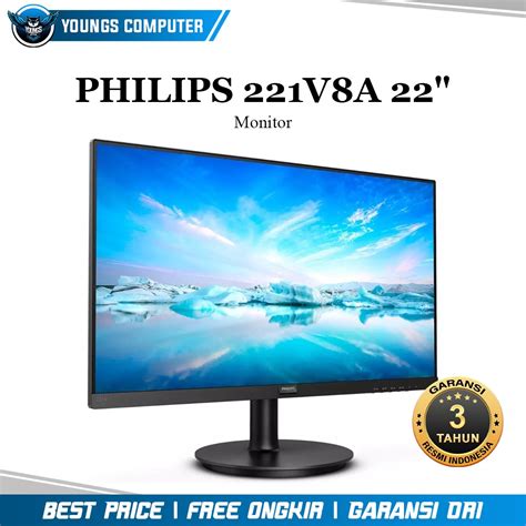 Jual Monitor Led Philips 221v8a 22 1080p Vga Hdmi Speaker 75hz Vesa