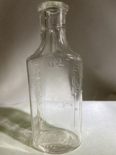 Vintage Clear Glass Owens Bottle 3ii 60 Cc Medicine Apothecary Ebay