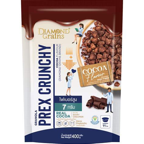 Diamond Grains Granola Prex Crunchy Cocoa Flavor G Villa Market