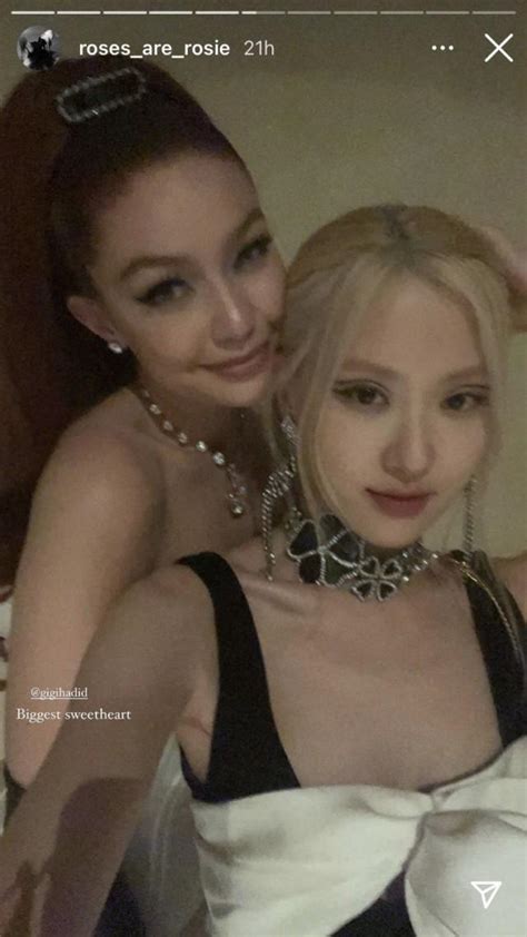 Blackpink S Rosé Poses For Selfies With Olivia Rodrigo Gigi Hadid At The 2021 Met Gala Gma