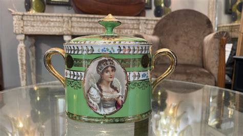 Proantic Service Caf En Porcelaine Capodimonte Naples Xixe Si