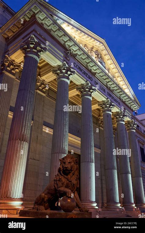 palacio de las cortes  res stock photography  images alamy