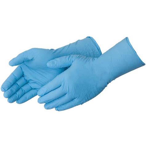 Liberty Glove 2022w Duraskin Blue Nitrile Disposable Gloves The