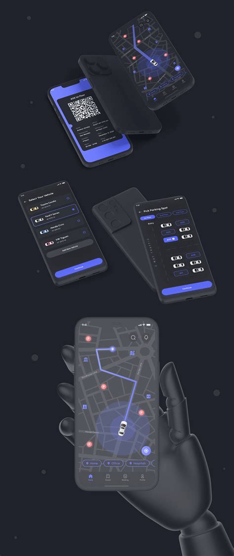 Parkir Parking App UI Kit Behance