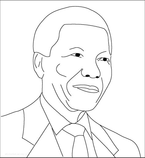 Nelson Mandela Simple Printout For Early Readers