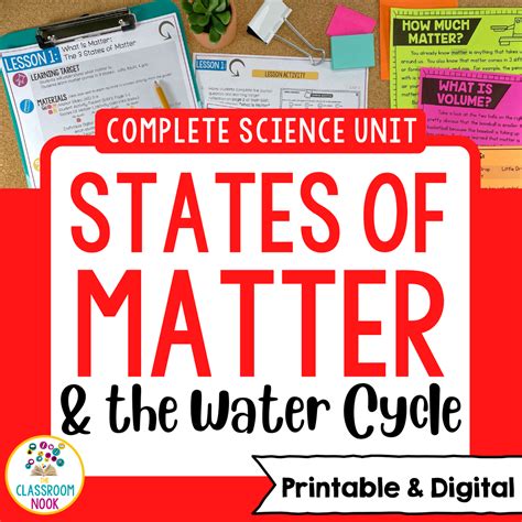 Matter: States & Properties of Matter, Water Cycle, Measuring Matter ...