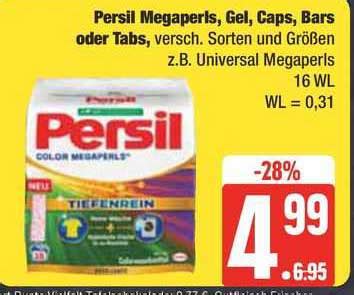 Persil Megaperls Gel Caps Bars Oder Tabs Angebot Bei Marktkauf