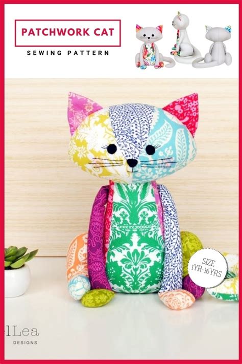 Patchwork Cat Sewing Pattern Sew Modern Kids