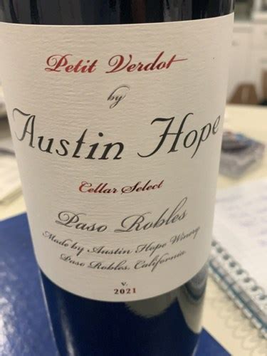 Austin Hope Petit Verdot Vivino Us