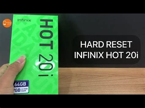 Infinix Hot I How To Hard Reset X E Youtube