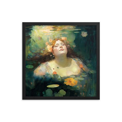 Healing 2, a Joyous Fat Positive FRAMED Art Print for Your Spa Bathroom and Zen Bedroom Home ...